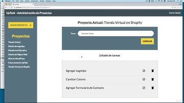 003 UpTask   Administrador de Proyectos hecho en HTML5 CSS3 JS Ajax PHP y MySQL