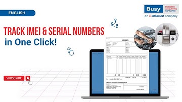Add Serial No. & IMEI in Invoice Instantly! 📦 BUSY’s Smart Invoicing Tips You Must Know (English)