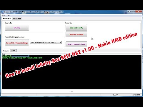 How To Install Infinity-Box Best Nk2 V1.00 - Nokia Hmd Edition