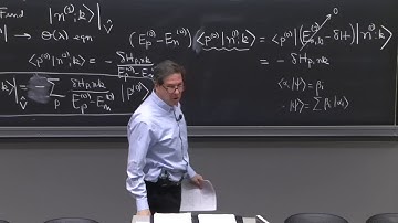 L3.2 Degeneracy resolved to first order; state and energy corrections