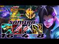 WILD RIFT SAMIRA ADC GAMEPLAY | 16 -4 -8 MVP | SAMIRA BUILD RUNES