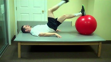 Physioball Eccentric Hamstring Curls