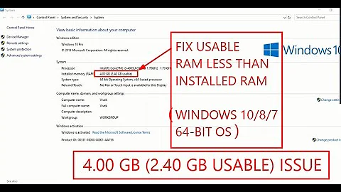 How To Fix Usable Ram Less Than Installed Ram On Windows | Fix Less Usable Ram | 3 Best Method 2022