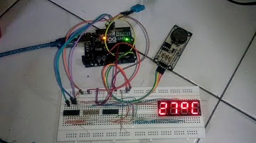 Jam Digital RTC Arduino Display 7 Segment dengan Temperature