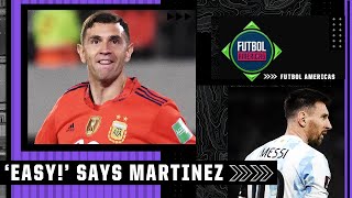 ‘Easy!’ Will Emiliano Martinez’s reaction fire up Mexico vs. Argentina? | Futbol Americas | ESPN FC