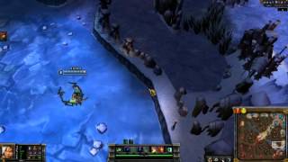 LoL - Riven jumps over a wall (Glitch)