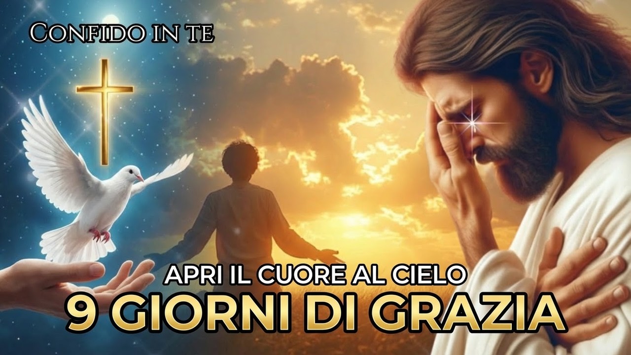 APRI IL CUORE AL CIELO ✨ Preghiera Potente nel Cuore di Gesù (Giovanni 16:23) – 9 Giorni di Grazia