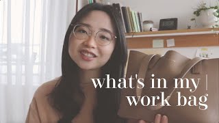 what's in my bag | work edition