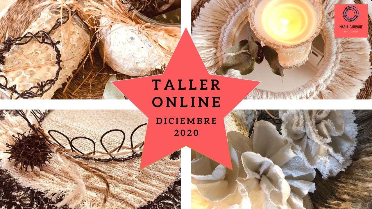 COMO VAMOS A TRABAJAR EN EL TALLER ONLINE DICIEMBRE 2020