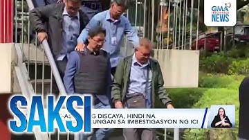 Discayas no longer cooperating with ICI probe | Saksi