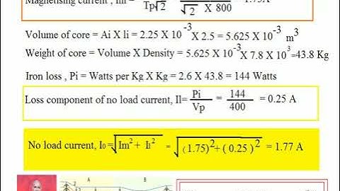 Module 3  Design of transformer  No load current problems