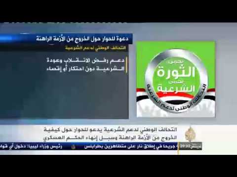 مبادرة جديدة لتحالف دعم الشرعية في مصر