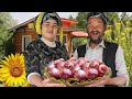 Traditional Afghan Lavash Bread & Easy Chicken Gizzard Recipe for Outdoor Cooking!