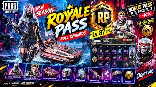 🔥 PUBG MOBILE NEW ROYAL PASS! 😱 LV.100 REWARDS & EXCLUSIVE OUTFITS | ERROR MALIK YT