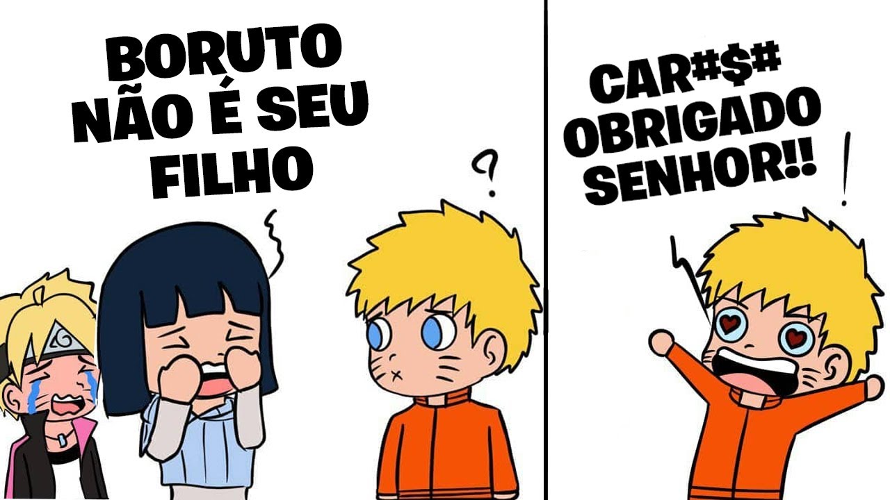 MEMES DE NARUTO EM TIRINHAS E QUADRINHOS