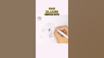 Draw Blades from Transformers || Rescue Bots #viral #youtubeshorts #howtodraw #shortsvideo