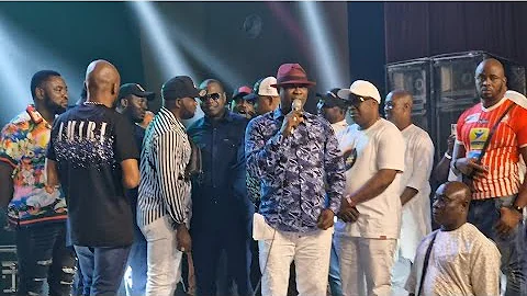 PASUMA, KS1 MALAIKA AND K1 DE ULTIMATE DAZZLE ON STAGE AT MALAIKA'S 50TH BIRTHDAY