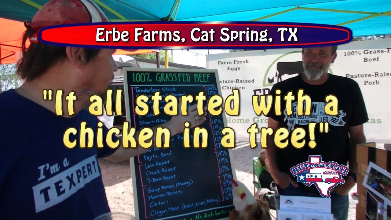 Organic, Sustainable Farming Erbe Ranch, Cat Spring TX RV Texas