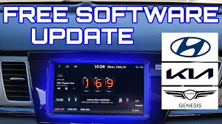 Free Car Software Update - Kia Hyundai Genesis