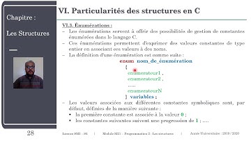 Cours/TP - Les Structures 2/2 (Langage C) : M21 - Programmation 2