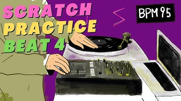 DJ Scratch Practice Loop J Dilla Type Beat Instrumental 4【BPM95】