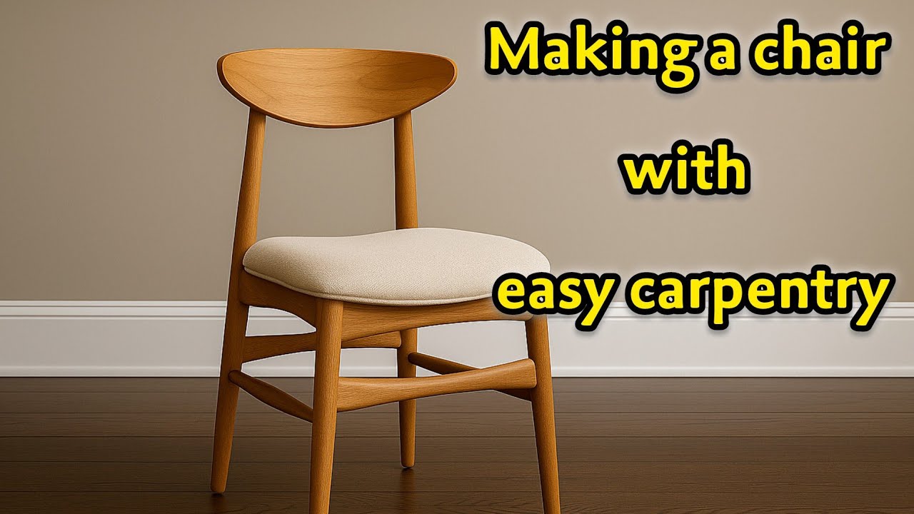 Easy woodworking projects with simple tools : How We Make Chairs Using ...