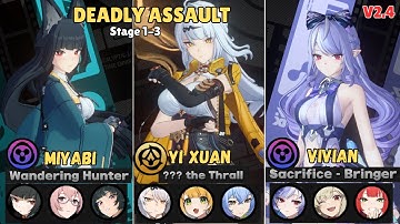 Deadly Assault Miyabi Yixuan Vivian | Zenless Zone Zero v2.4