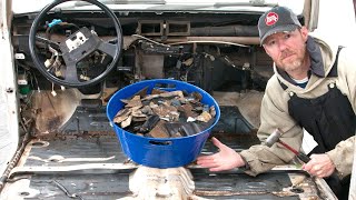 How To Remove Floor Sound Deadening In Ohio Winter - No Dry Ice Needed 1985 4Runner Restoration
