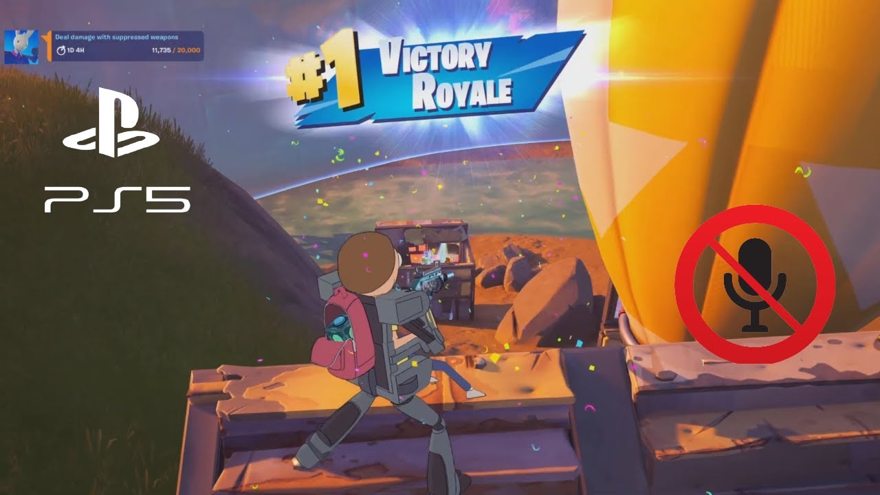 MECHA MORTY SKIN GAMEPLAY - Solo Victory Royale (Fortnite Season 7 No