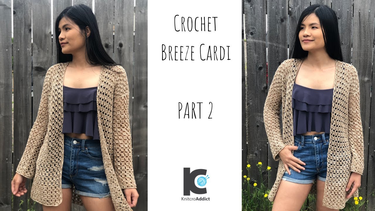 Lace Cardigan pattern- a lightweight cardigan for summer - KnitcroAddict