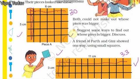 MATHEMATICS CLASS -5 CHAPTER-11 AREA AND ITS BOUNDARY PAGE NO-146 AND 147