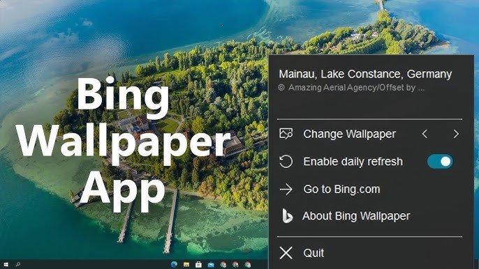 Find Windows 10 PC background images every day with Bing Wallpaper