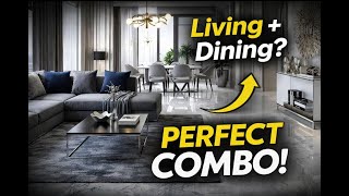 50 Modern Living   Dining Room Combos That Feel Luxurious