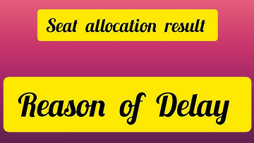 AIIMS CRE Seat allocation result update & Delay reasons.