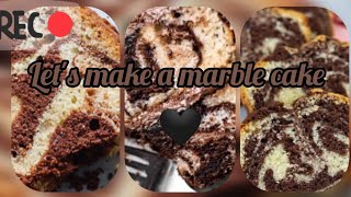 Easy marble cake 🍰,#food #deliciousrecipe #easy # cake