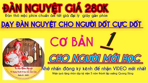 ĐÀN NGUYỆT GIÁ RẺ NHẤT SỐC NHẤT, ÂM THANH HAY cho người dốt cực dốt  RÀ TỪNG NỐT ĐÀN