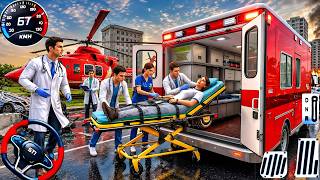 Ambulance City Rescue Simulator - 911 US Emergency Ambulance Driving 3D : Android Gameplay screenshot 4