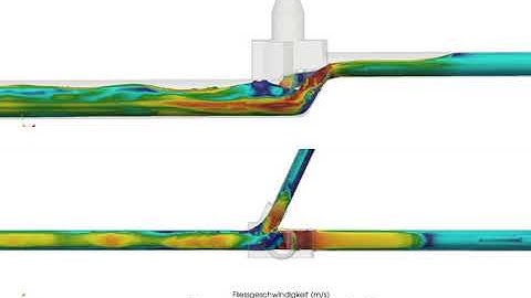 3D-CFD-Simulation of a drop structure