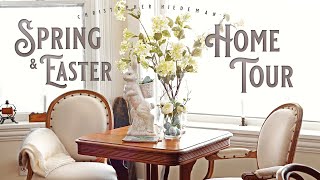 Spring Home Tour - Spring \& Easter Decorating - Historic 1898 Home Tour