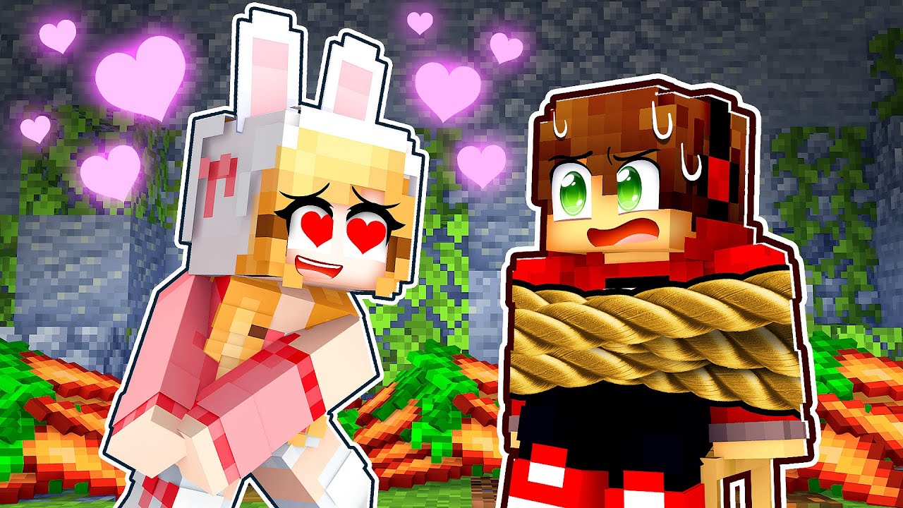 GAROTA COELHA se APAIXONOU POR MIM no Minecraft!