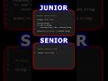 How to become senior developer #python #developer #shorts #coding