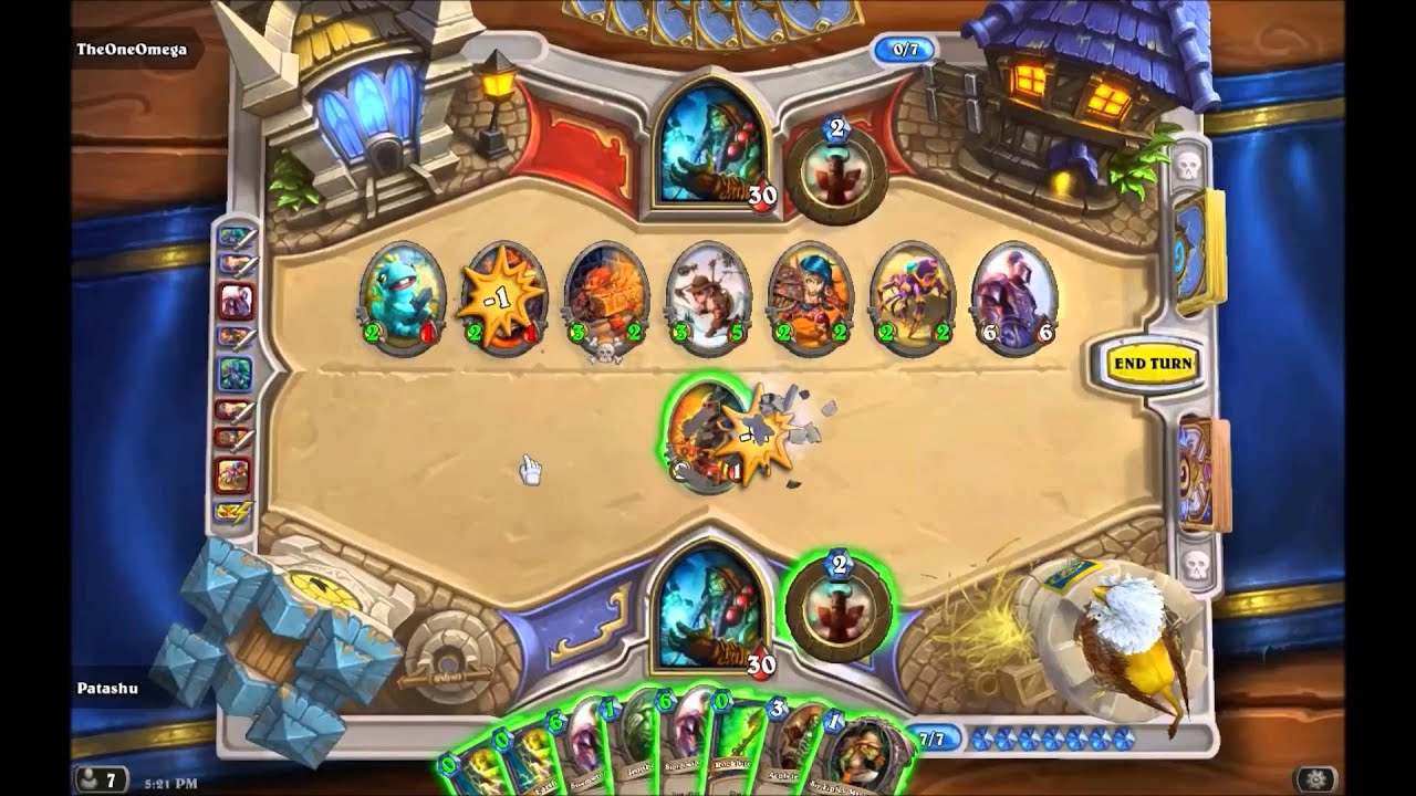 [Hearthstone Laboratory] Health Auras vs Silence, Earth Shock