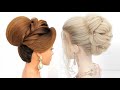 2 Cute hairstyles for medium&long hair || Hair inspiration || Bridal hairstyle tutorial || High bun