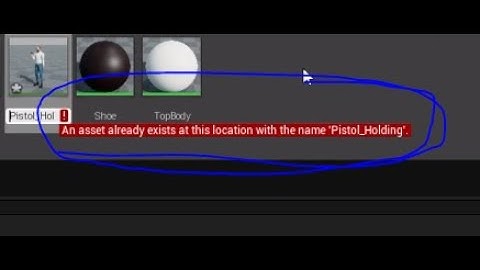 How to fix the error cannot be named because it already exists by Delete Redirector Object in UE4/5