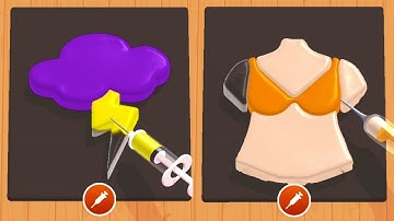 Jelly Dye 💉🌺 Best Android, iOS Games | All Levels Gameplay