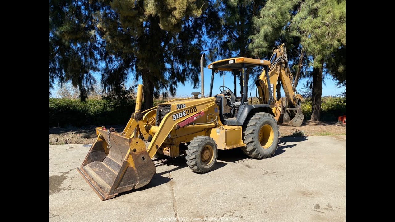 Lot AB 0007 John Deere 310E Backhoe Loader YouTube