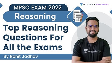 Top Reasoning Questions For All the Exams | Reasoning |  Rohit Jadhav | Let