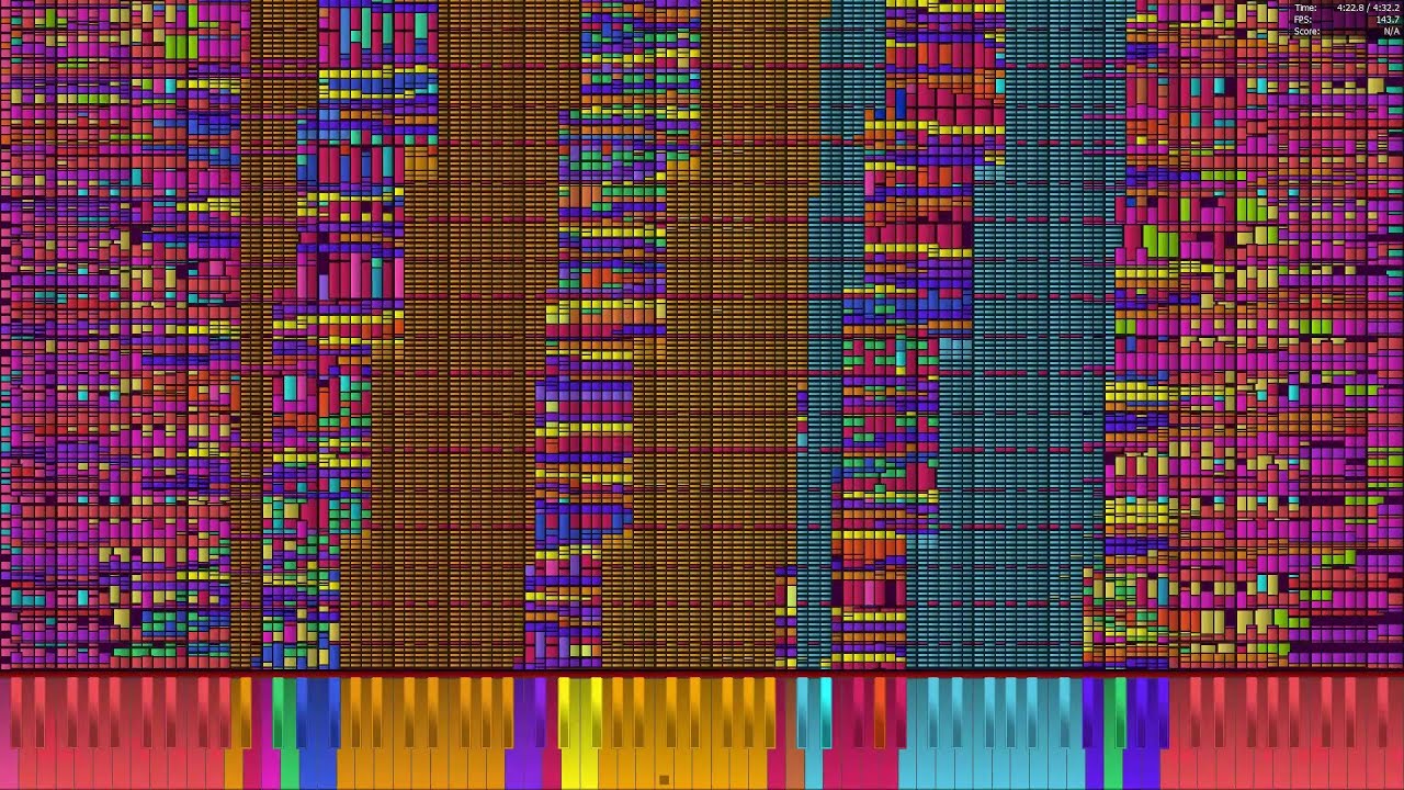 [Black MIDI] Septette for the Dead Princess 14.6M (i7-13700KF Legit Run)