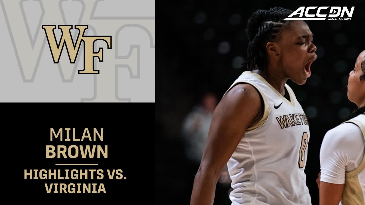 Wake Forest's Milan Brown Leaves It On The Court Versus UVA