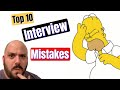 Most Common Interview Mistakes – Avoid These at All Costs